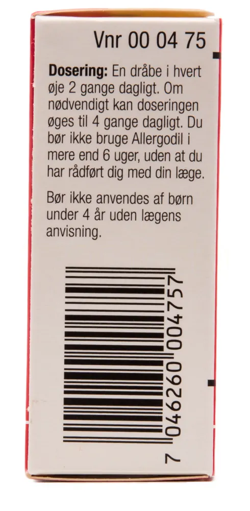 Allergodil Øjendråber