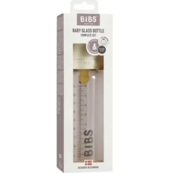 Baby Glass Bottle Complete Set Latex 225ml Ivory