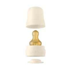 Baby Glass Bottle Complete Set Latex 110ml Ivory