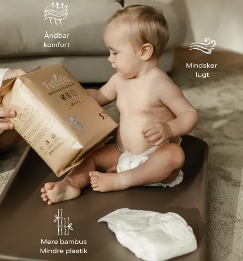 Bambus bleer til sensitiv hud | Tuttelu 3, 5-9 kg