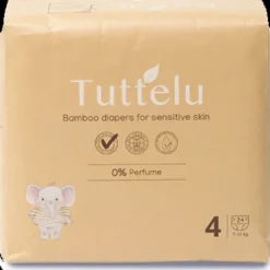 Bambus bleer til sensitiv hud | Tuttelu 4, 7-11 kg