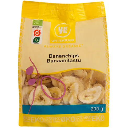 Bananchips Økologisk