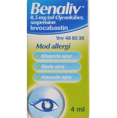Benaliv Øjendråber