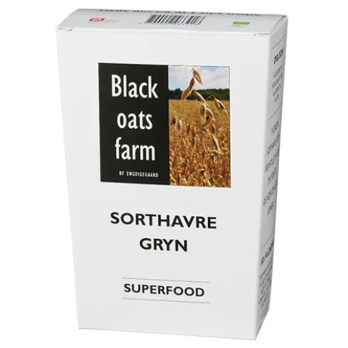 Blackoatsfarm Grovvalsede Sorte Havregryn Økologiske Glutenfri