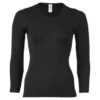 Bluse Merinould & Silke Black | Str. 34/36