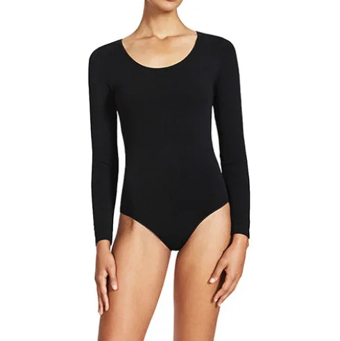 Bodystocking Langærmet Sort | Str. L
