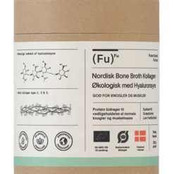 Bone Broth Collagen med Hyaluronsyre Økologisk pulver