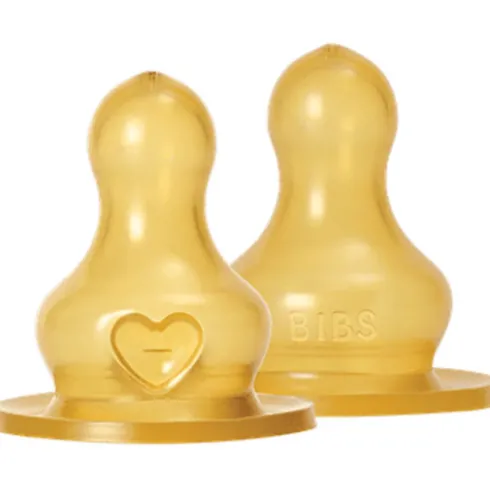 Bottle Nipple Latex Slow Flow 2-pak