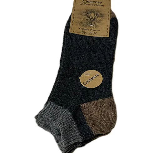 Cashmere Strømper Mellemgrå/koksgrå | Str. 35/38