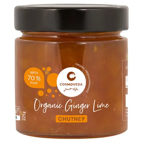 Chutney Ingefær Lime Økologisk