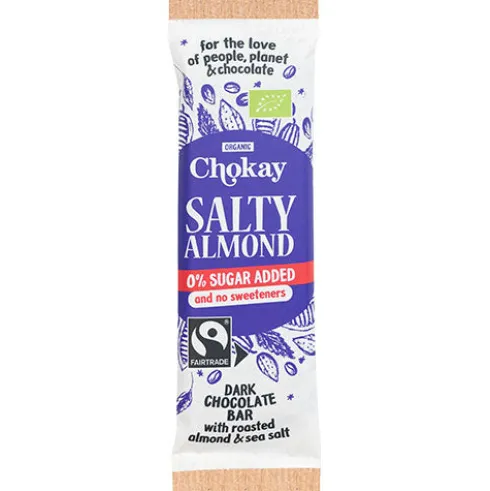 Dark Salty Almond Økologisk | 35 gr