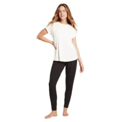 Downtime Lounge Top Hvid | Str. Xs