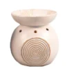 Duftlampe Keramik Hvid