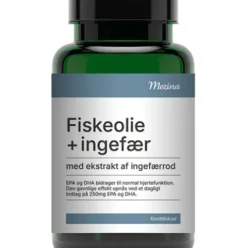 Fiskeolie med ekstrakt af Ingefærrod