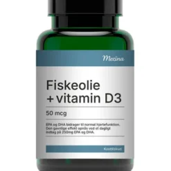 Fiskeolie med vitamin D3 - 50 mcg