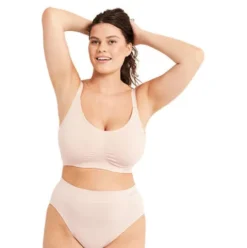 Full Bust Wireless Bra Nude | Str. 2xl