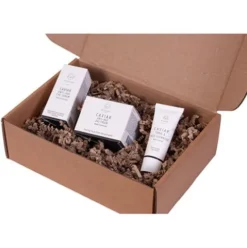 Gaveæske Caviar Cleansing Gel Day creme, Eye serum