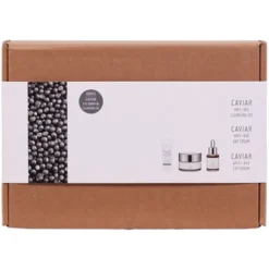 Gaveæske Caviar Cleansing Gel Day creme, Eye serum