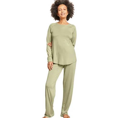 Goodnight Raglan Sleep Top Sage | Str. S