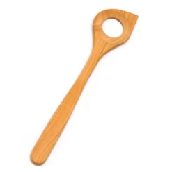 Grydeske M. Hul 30 Cm Kirsebærtræ
