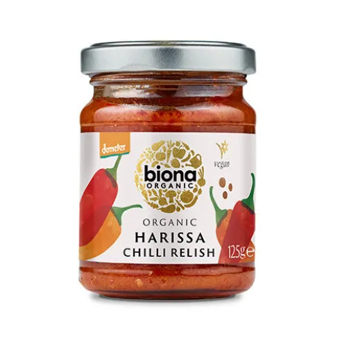 Harissa Chili Relish Økologisk Demeter