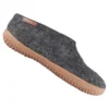 Hjemmesko m. Gummi Sål Dark Grey | 36