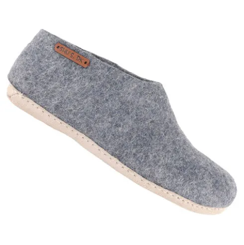 Hjemmesko m. Læder Sål Denim | 37