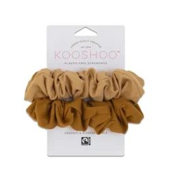 Hår Scrunchie Plastfri | Gylden/Sand