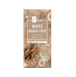iChoc Chokolade Økologisk | White Nougat Crisp