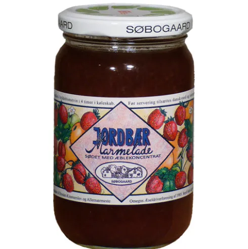 Jordbærmarmelade Sødet M Æbleø