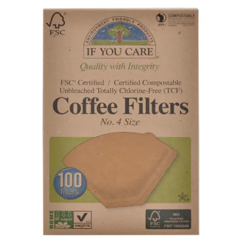 Kaffefilter Ubleget No. 4