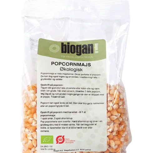 Økologiske Popcornmajs