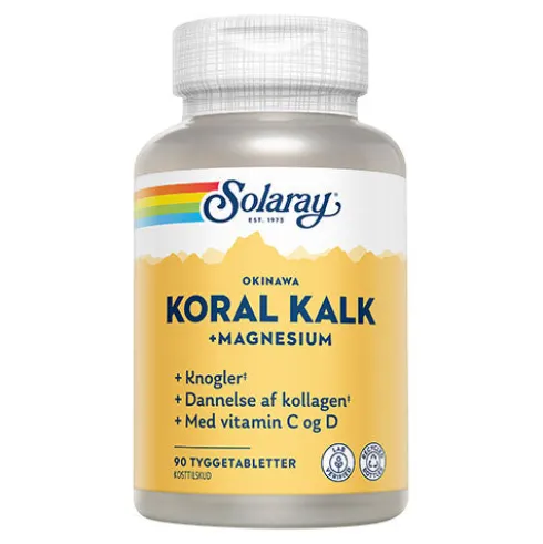 Koralkalk Med Vit. C Og D Tyggetablet