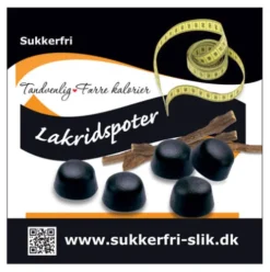 Lakridspoter Søde Sukkerfri | 90 g