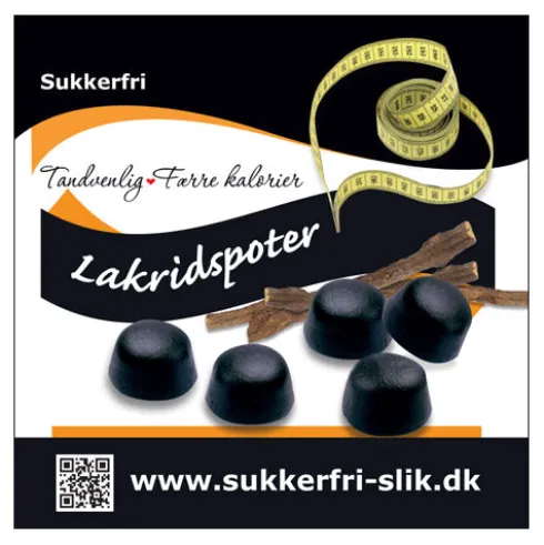 Lakridspoter Søde Sukkerfri | 90 g