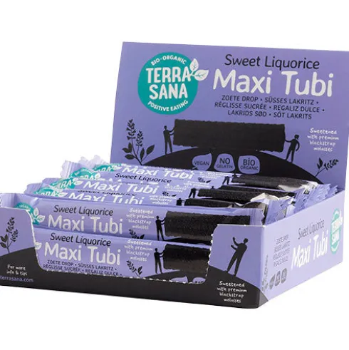 Lakridsstang Maxi Tubi Sød Blød Finsk Økologisk