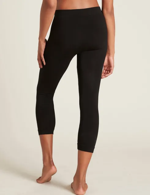 Leggings 3/4 Sort | Str. Xl