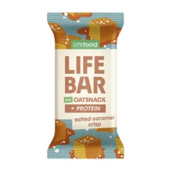 Lifebar Havre Snack Protein Salted Caramel Crisp Økologisk