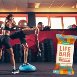 Lifebar Havre Snack Protein Salted Caramel Crisp Økologisk