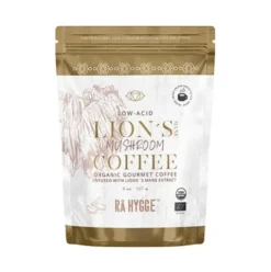 Lion's Mane Svampe Kaffe Økologisk | Finmalet Til Filterkaffe