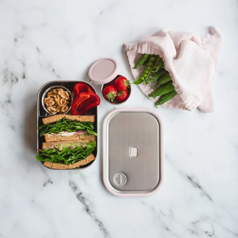 Lunch Box 1000 ml | Soft Rose