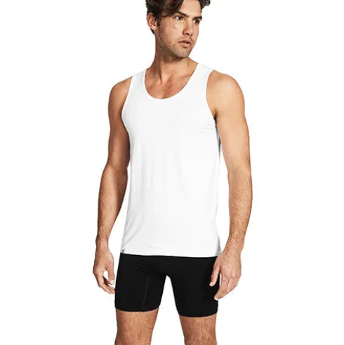 Men´s Singlet Hvid | Str. L
