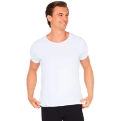 Men´s V-neck T-shirt Hvid | Str. S