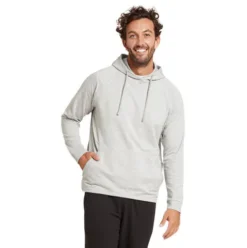 Men´s Weekend Pullover Hoodie Grey Marl | Str. S