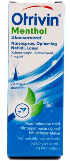 Menthol ukonserveret 1 mg/ml
