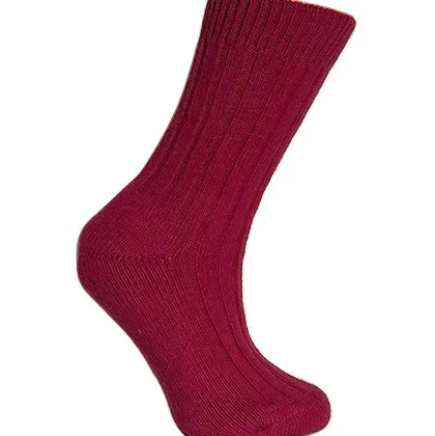 Merinould Strømper Cerise | Str. 35/38