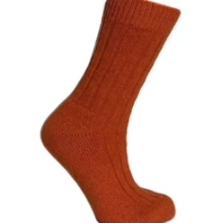 Merinould Strømper Orange | Str. 35/38