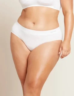 Midi Brief Hvid | Str. S