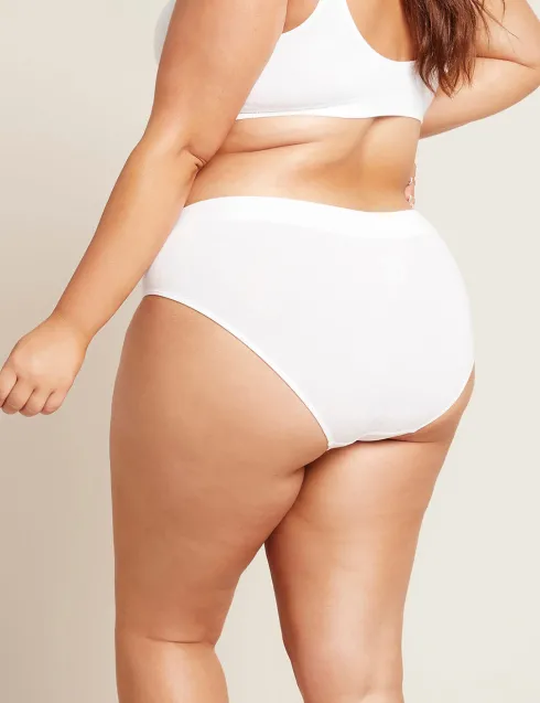 Midi Brief Hvid | Str. S