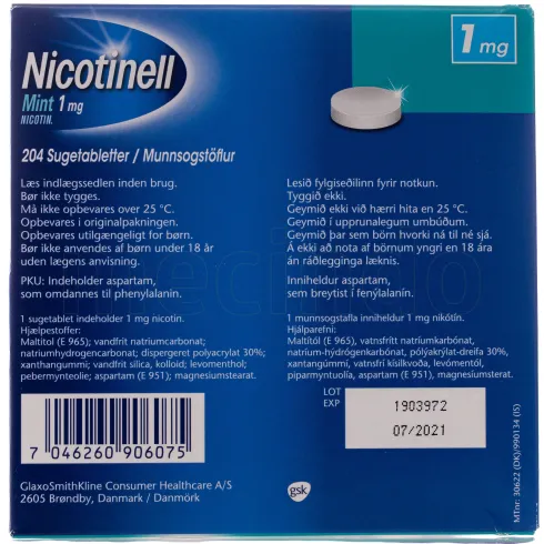 Mint 1 mg